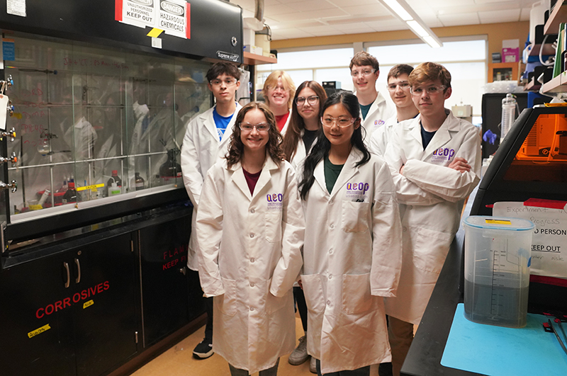 High School Students Explore STEM Careers Through Research Program at South Dakota Mines